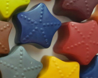 Star Crayons, Set of 8, Birthday Gifts, Kids Party