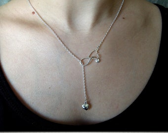Stethoscope Necklace - Heart Necklace - Heartbeat Necklace - Nurse Necklace - Nurse Gift - Doctor Necklace - Doctor Jewelry -Doctor Gift Tie