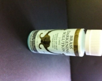 Metal Brass Ager & Darkening Solution 2 0z J-3492, For Brass, copper, Bronze and Tin, (Results are not guaranteed).