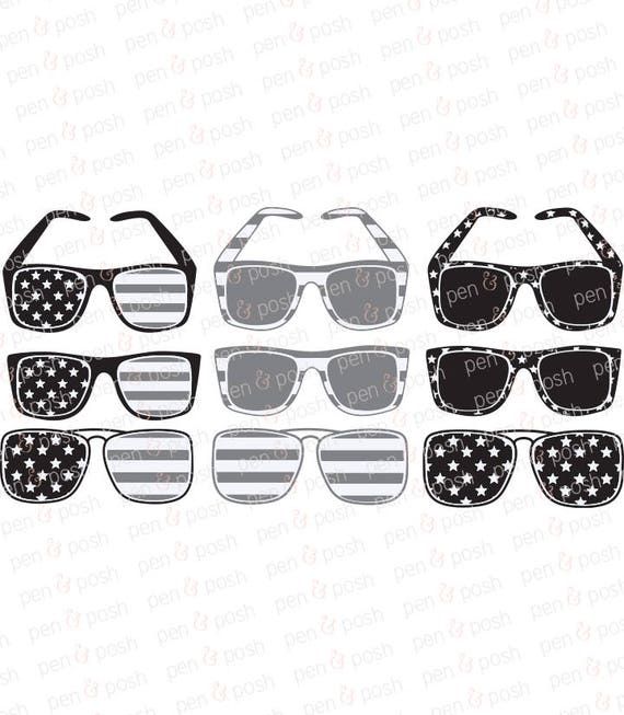 Download Flag Sunglasses SVG Flag Sunglasses Clip Art Sunglasses