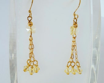 Swarovski Crystal Butterfly Earrings