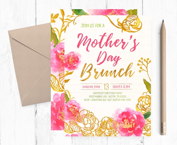 mother s day brunch invitations mother s day brunch