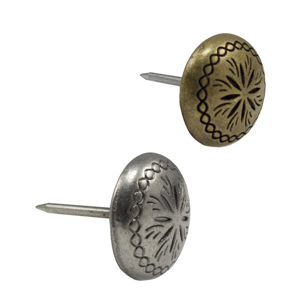 Sunburst Upholstery Tacks 5/8 Leather Tacks 25 Pack