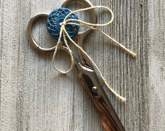 Embellished Vintage School Scissors