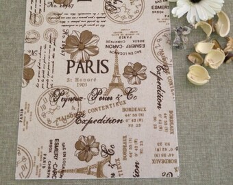vintage style adhesive fabric