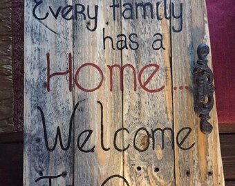 Every family has a home sign