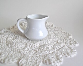 Vintage Ironstone Creamer, Modern Farmhouse Creamer, Restarant Ware