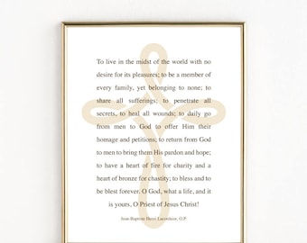 Catholic Priest Gift | Ordination Gift | 8x10 Print