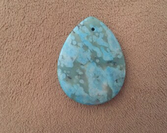 Turquoise Jasper Teardrop Pendant