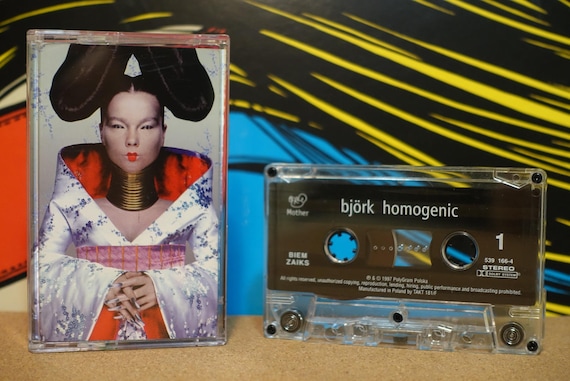 Homogenic (RARE Polish Pressing) by Björk Vintage Cassette Tape