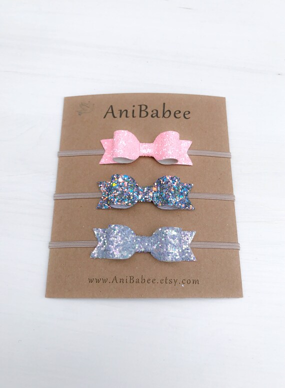Glitter Bow Headband Baby Girl Headband Baby Bows Baby