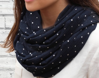 Supersoft Silver Star Personalised Snood (HBS01)