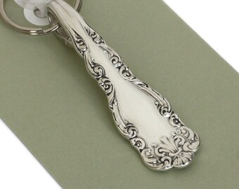 Vintage Spoon Handle Key Chain, Spoon Keychain, Spoon Key Ring, Lexington Pattern, Spoon Key Chain, Spoon Key Ring, Spoon Handle Key Chain