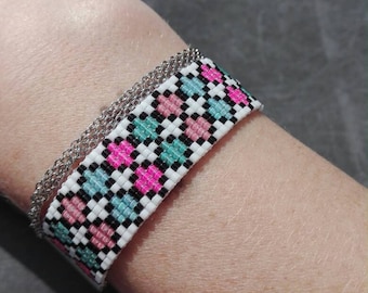 Miyuki beads woven bracelet