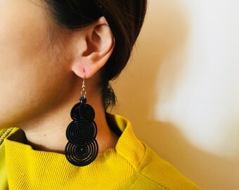 Handmade earrings long earrings Chinese earrings