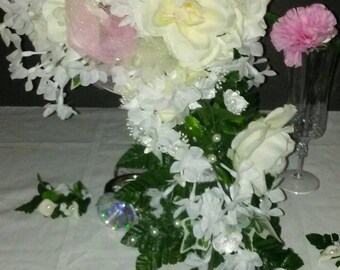 Silk Cascading Bridal Bouquet