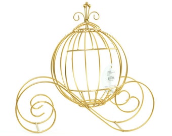 Cinderella Princess Carriage Card Holder Gold - 13"