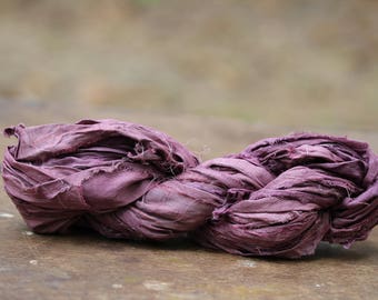 Recycled Sari silk ribbon - Oh My 121