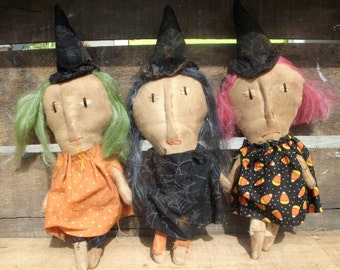 Primitive Halloween Witches of Eastwick