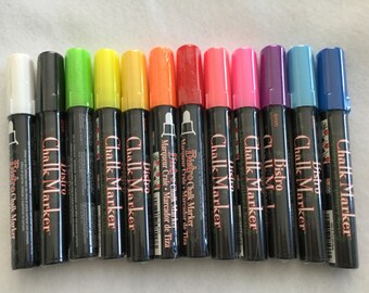 Chalkboard Markers-Chalk Pen-Bistro Chalk Marker Vinyl Chalkboard-Glass Marker-Dry Erase Pen-Removable-Reusable-Home Organization-Canning