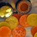 Etched Steampunk Goggle Lenses - 2 50mm Drop-ins