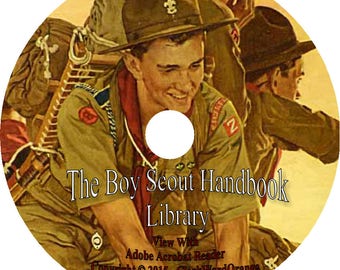 70 Vintage Books on DVD, The Boy Scout Handbook, Survival Tools How to Camp