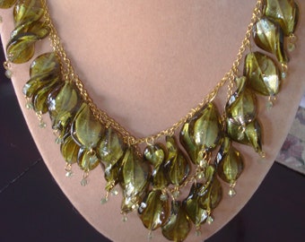 Springtime Sonnet Glass Necklace