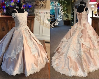 Poetic Promises... A Beautiful Flower Girl and Special Occasion Princess Dress