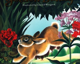 The Golden Bunny + Margaret Wise Brown + Leonard Weisgard + 1981 + Vintage Kids Book