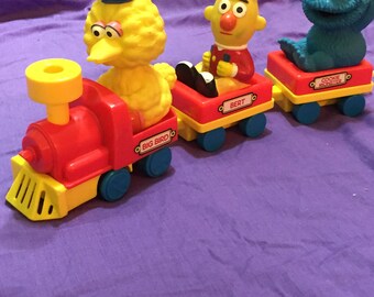 Vintage Sesame Street Train by Tyco