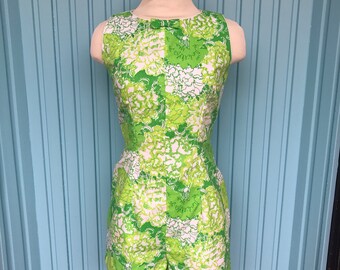 Lilly Pulitzer the Lilly Vintage 1960s tennis romper playsuit jumper green florals Lord and Taylor