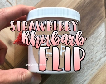 Strawberry Rhubarb Shortcake Flip (6oz)