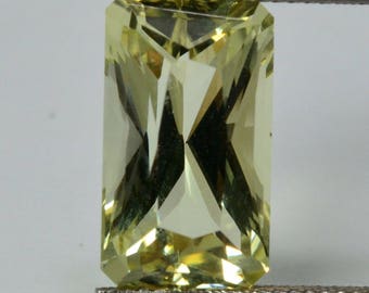 BERYL HELIODOR Natural Faceted untreated gem cut 5.15ct #G4, loose gemstone, natural crystal - UKRAINE