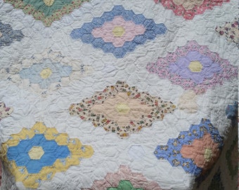 Elongated grandmother's flower garden