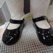 Black Patent Leather Mary Jane Doll Shoes -Vintage Shoes-Fits Chatty Cathy Dolls