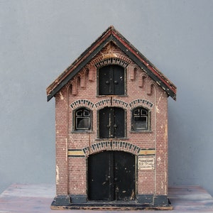 Antique Dollhouse, Amsterdam Warehouse, Exact model of real Amsterdam Architecture made in 1905 Collectible Dollhouse