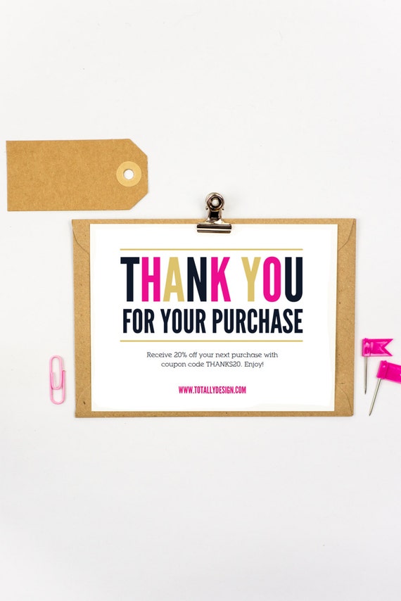 Thank you for your purchase Printable INSTANT DOWNLOAD