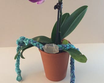 Silk Sari Ribbon and Sea Glass Necklace