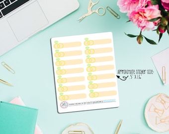 Anniversary Planner Stickers! Perfect for ECLP Monthly view. Will fit most planners!