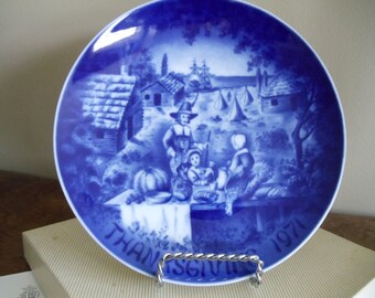 BAREUTHER First Limited Edition 1971 Thanksgiving Plate - 360