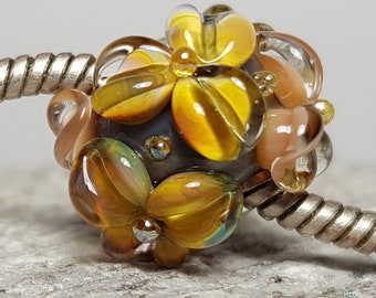 Handmade lampwork Big Hole Bead