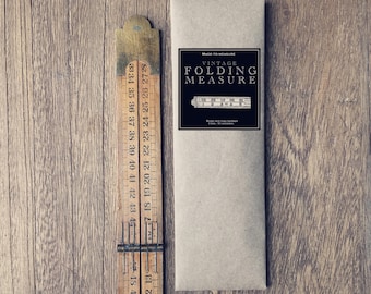 Vintage folding measures