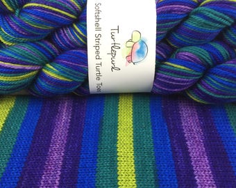 Mystic Topaz - Hand-Dyed Self-Striping MCN Sock Yarn