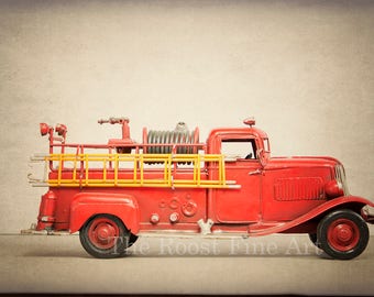 Fire Truck Boys Room Decor Fine Art Photography