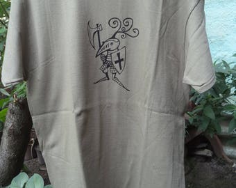 Knight - light khaki short sleeve T-shirt