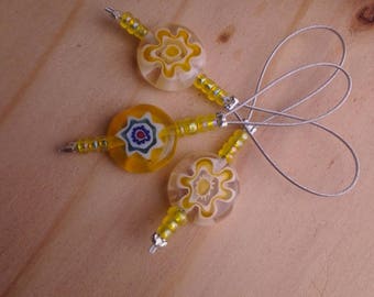 Sun-Kisses stitch markers set