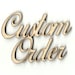 Custom Order for Craftique OneSixtyfour