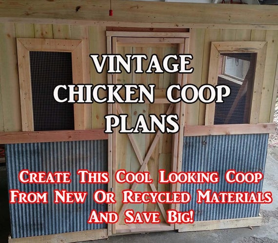 DIY Vintage Chicken Coop Plans Can Be Made From Pallets