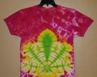 Rasta Hemp Leaf Tie-dye