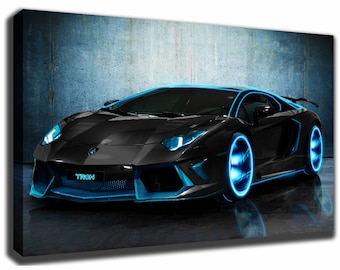 LAMBORGHINI AVENTADOR Canvas/Poster Wall Art Pin Up HD Gallery Wrap Room Decor Home Decor Wall Decor